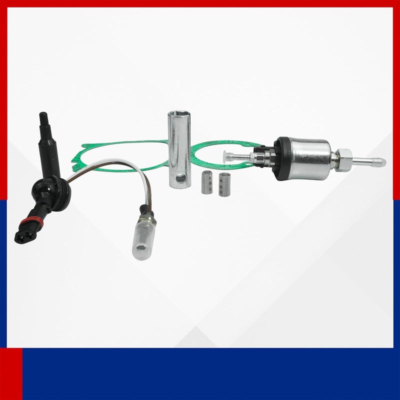 Forcitory 12V Heater Glow Plug Repair Kit and 12V Fuel Metering Pump Heater Fit for Eberspacher Espar Airtronic 2KW D2 D4 D4S Parking Heater Maintenance with Strainer Screen Replacement for 22451901 - Image 2